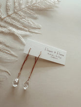 Load image into Gallery viewer, Herkimer Diamond Earrings no. 5