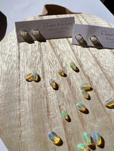 Load image into Gallery viewer, Ethiopian Opal Stud Earrings no. 2