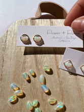 Load image into Gallery viewer, Ethiopian Opal Stud Earrings no. 2