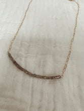 Load image into Gallery viewer, Labradorite Bar Necklace
