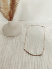 Load image into Gallery viewer, Labradorite Bar Necklace