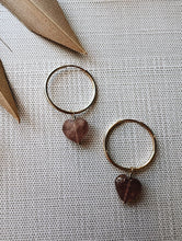 Load image into Gallery viewer, Strawberry Sweetheart Hoops

