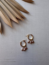 Load image into Gallery viewer, Three of Hearts Hoops
