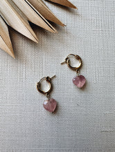 Load image into Gallery viewer, Heart Eyes Hoops
