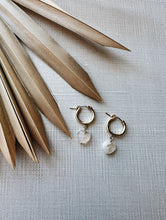 Load image into Gallery viewer, Moonlit Heart Hoops
