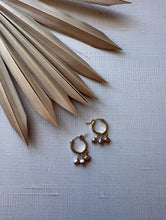 Load image into Gallery viewer, Three of Hearts Hoops
