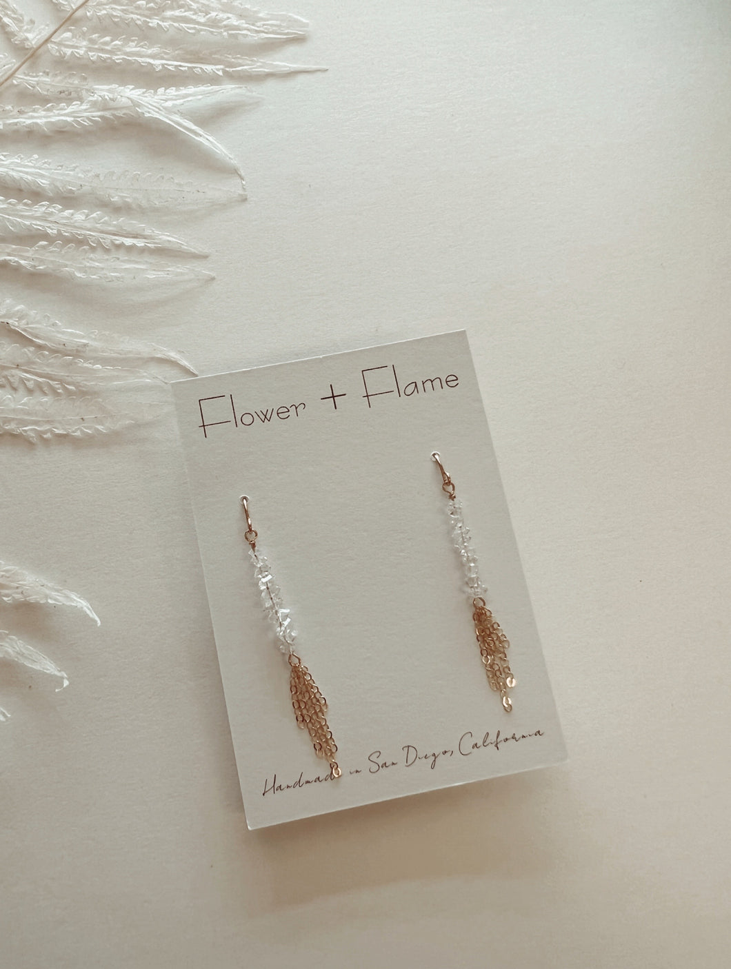 Herkimer Diamond Earrings no. 2