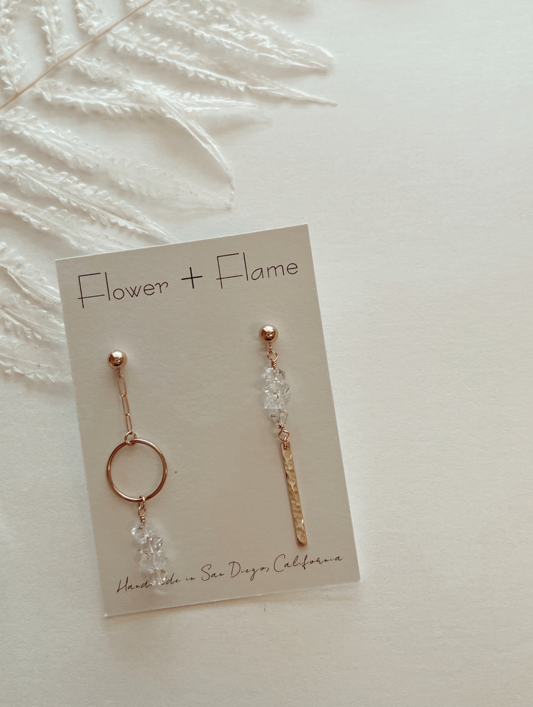 Herkimer Diamond Earrings no. 1