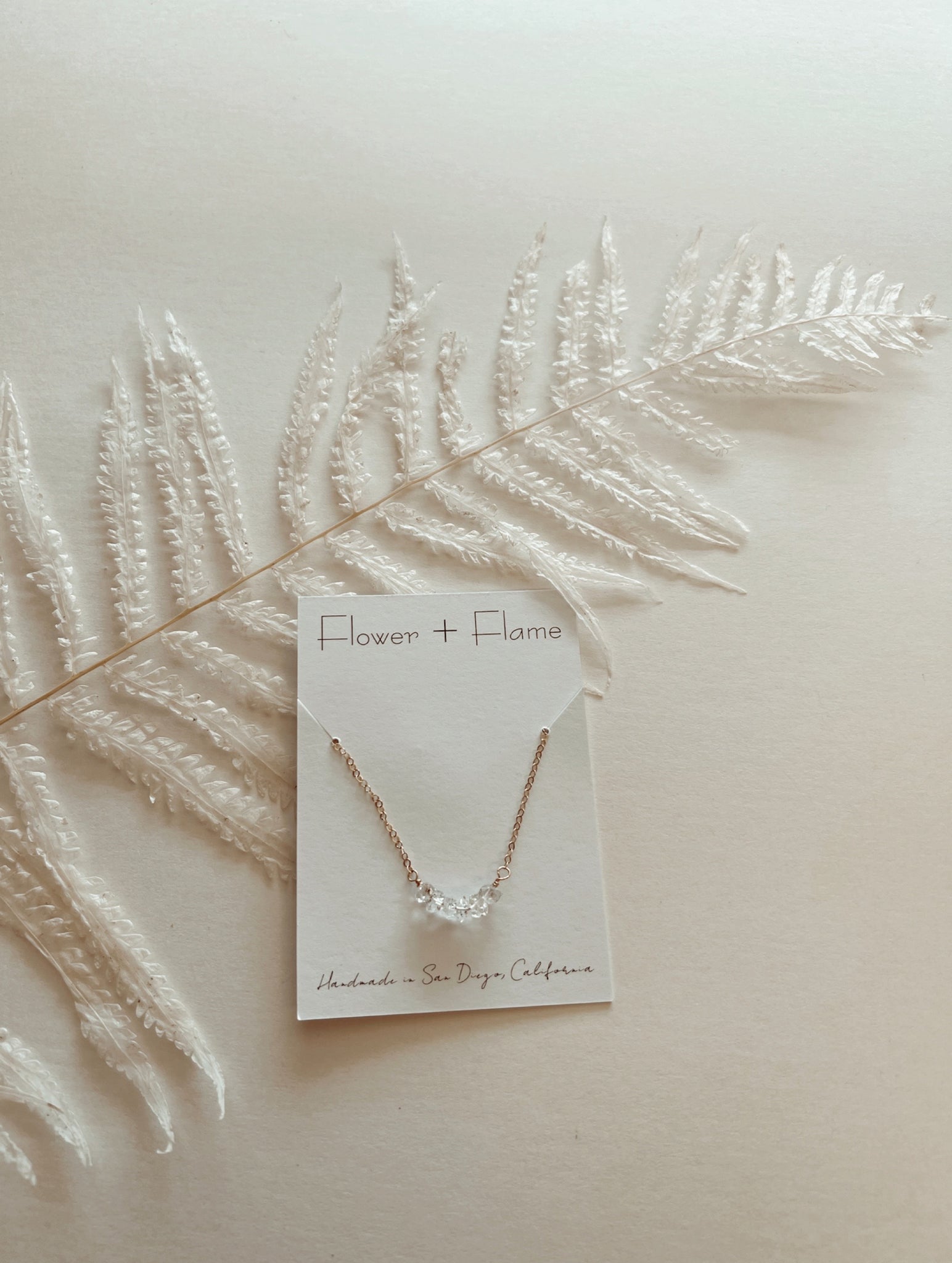 Origin Large Herkimer Diamond Necklace — Skye Gallery