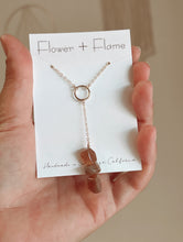 Load image into Gallery viewer, Sunstone Lariat Necklace
