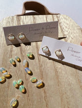 Load image into Gallery viewer, Ethiopian Opal Stud Earrings no. 2
