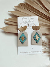 Load image into Gallery viewer, The Jade Earring | Handmade Polymer Clay Earrings
